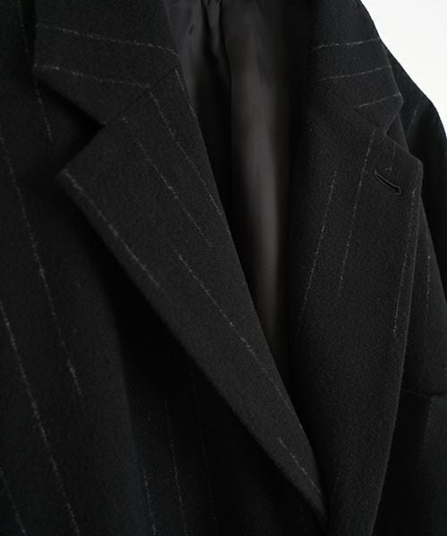YOKO SAKAMOTO / ヨーコサカモト OVERSIZED JACKET [STRIPE] ウール