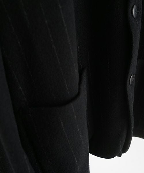 YOKO SAKAMOTO / ヨーコサカモト OVERSIZED JACKET [STRIPE] YS - 25AW - 10ウールオーバーサイズジャケット
