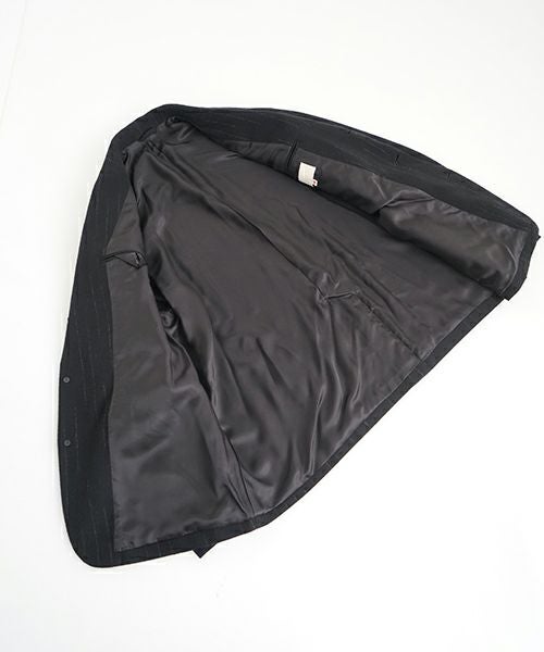 YOKO SAKAMOTO / ヨーコサカモト OVERSIZED JACKET [STRIPE] ウール