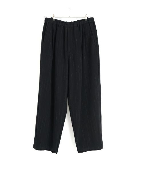 YOKO SAKAMOTOヨーコサカモトDOUBLE PLEATED EASY PANTS [STRIPE] YS - 25AW - 14