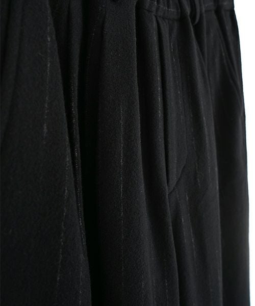 YOKO SAKAMOTOヨーコサカモトDOUBLE PLEATED EASY PANTS [STRIPE] YS
