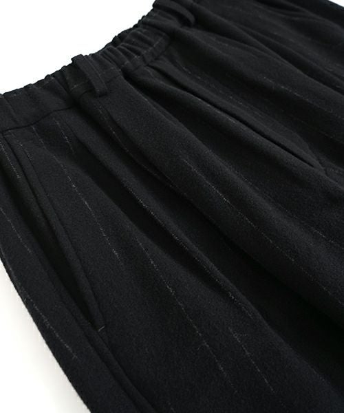 YOKO SAKAMOTOヨーコサカモトDOUBLE PLEATED EASY PANTS [STRIPE] YS