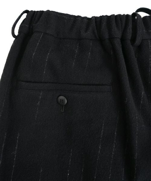 YOKO SAKAMOTOヨーコサカモトDOUBLE PLEATED EASY PANTS [STRIPE] YS