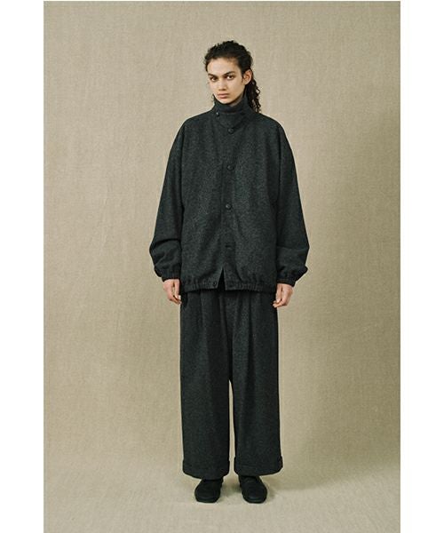YOKO SAKAMOTO / ヨーコサカモトDOUBLE PLEATED CROPPED TROUSERS ［HOUNDSTOOTH］ YS - 25AW - 13