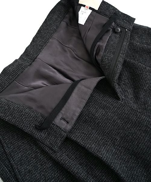 YOKO SAKAMOTO / ヨーコサカモトDOUBLE PLEATED CROPPED TROUSERS ［HOUNDSTOOTH］ YS - 25AW - 13