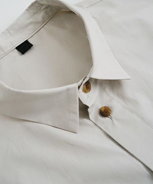 VU / ヴウlayered basic shirt [OFF BEIGE×OFF WHITE］vu-sht-009
