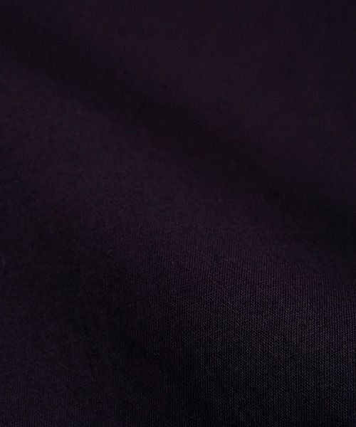 VU / ヴウopen collar over shirt [BLACK］vu-sht-010