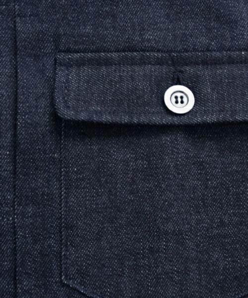 VU / ヴウdenim stand collar work jakect [DEEP BLUE] vu-blu-008