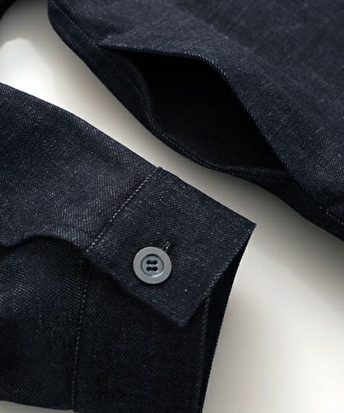 VU / ヴウdenim stand collar work jakect [DEEP BLUE] vu-blu-008