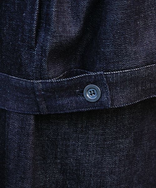 VU / ヴウdenim stand collar work jakect [DEEP BLUE] vu-blu-008