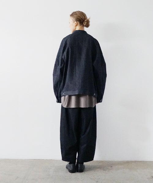 VU / ヴウdenim stand collar work jakect [DEEP BLUE] vu-blu-008