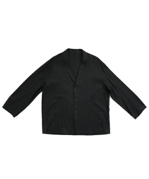 VU / ヴウ 3 button Jacket silk linen [BLACK] vu-jkt-008