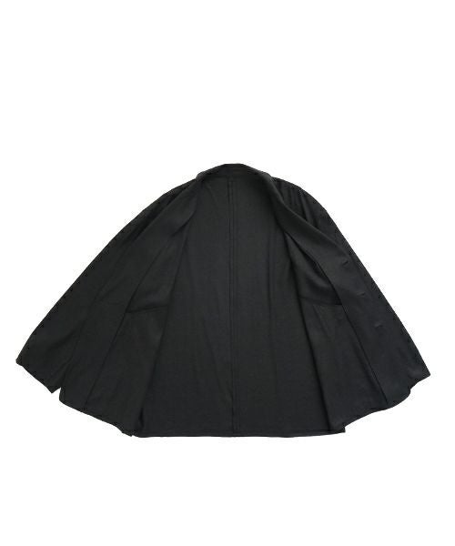 VU / ヴウ 3 button Jacket silk linen [BLACK] vu-jkt-008