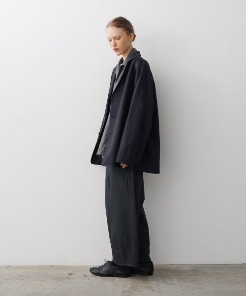 VU / ヴウ 3 button Jacket cotton silk linen [NAVY] vu-jkt-008