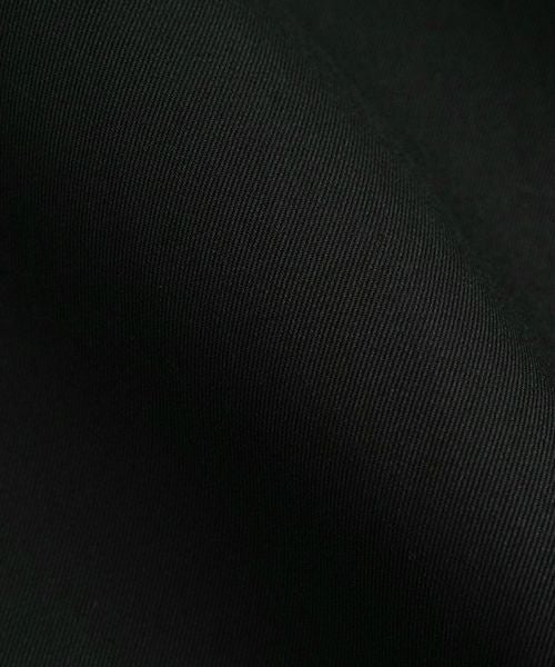 VU / ヴウtuck wide cropped pants finx cotton [BLACK] vu-pnt-012