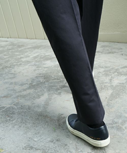 VU / ヴウtailar pants cotton silk linen [NAVY] vu-pnt-013