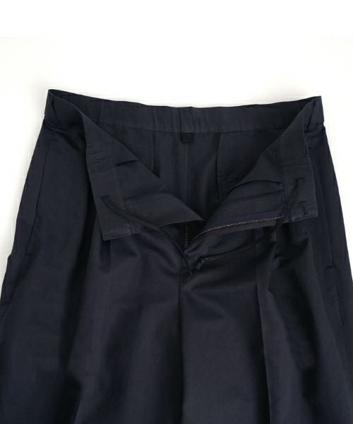 VU / ヴウtailar pants cotton silk linen [NAVY] vu-pnt-013