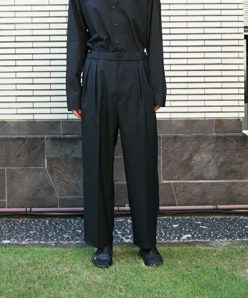  VU / ヴウtailar pants wool [BLACK] vu-pnt-013