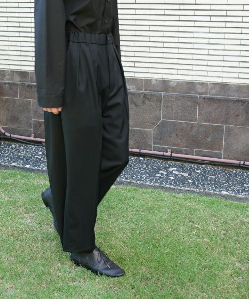  VU / ヴウtailar pants wool [BLACK] vu-pnt-013
