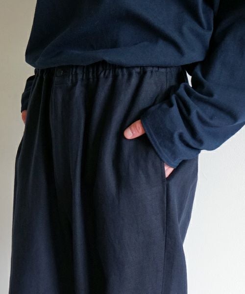 VU / ヴウeasy pants linen [NAVY] vu-pnt-011