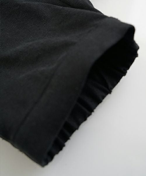 VU / ヴウeasy tapered pants silk linen [BLACK] vu-pnt-008