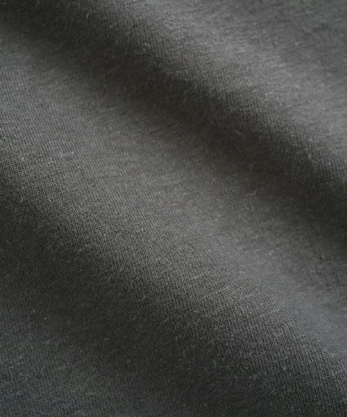 VU / ヴウbasic long t-shirt hemp cotton [CHARCOAL］vu-cut-013