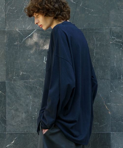 VU / ヴウbasic long t-shirt hemp cotton [CHARCOAL］vu-cut-013