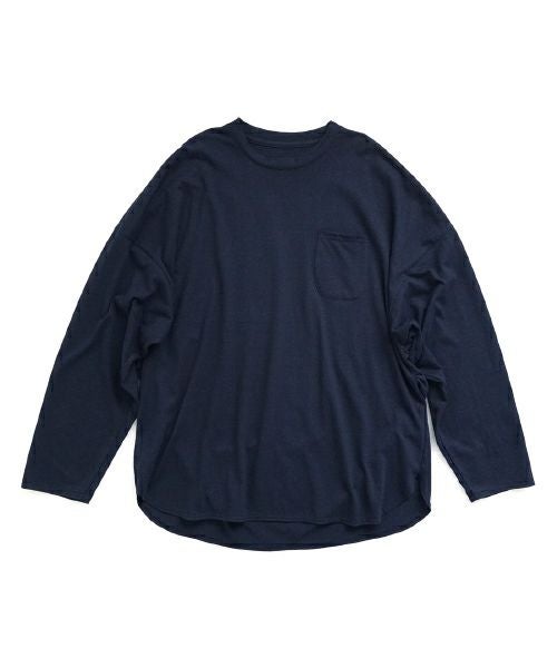 VU / ヴウbasic long t-shirt hemp cotton [CHARCOAL］vu-cut-013