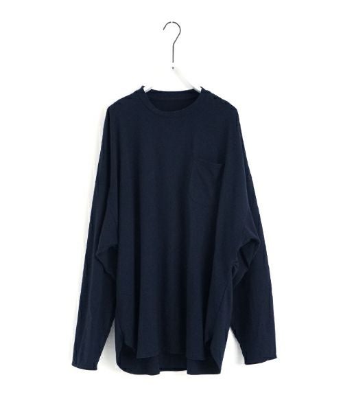 VU / ヴウbasic long t-shirt hemp cotton [CHARCOAL］vu-cut-013