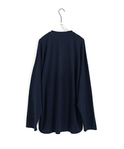 VU / ヴウbasic long t-shirt hemp cotton [CHARCOAL］vu-cut-013