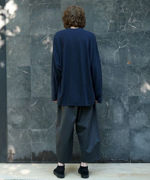 VU / ヴウbasic long t-shirt hemp cotton [CHARCOAL］vu-cut-013