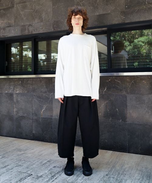 U / ヴウbasic long t-shirt hemp cotton [OFF WHITE］vu-cut-013