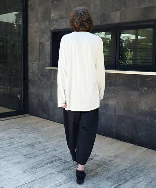 U / ヴウbasic long t-shirt hemp cotton [OFF WHITE］vu-cut-013