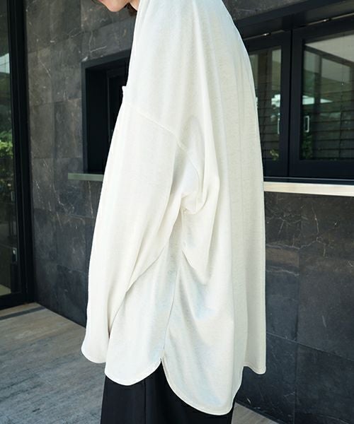 U / ヴウbasic long t-shirt hemp cotton [OFF WHITE］vu-cut-013