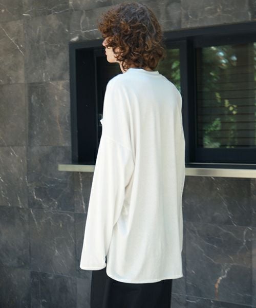 U / ヴウbasic long t-shirt hemp cotton [OFF WHITE］vu-cut-013