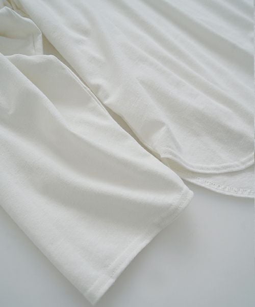 U / ヴウbasic long t-shirt hemp cotton [OFF WHITE］vu-cut-013