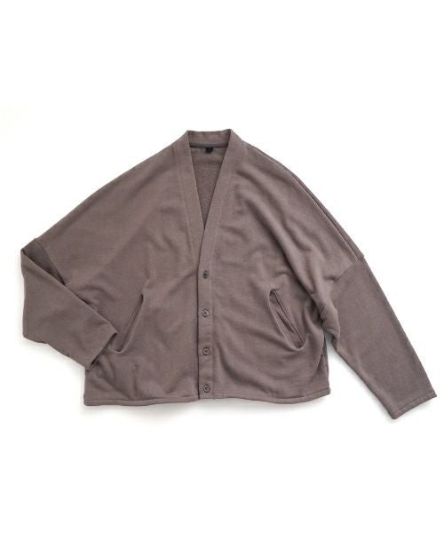  VU / ヴウsweat cardigan [CHARCOAL] Standard/vu-cut-006