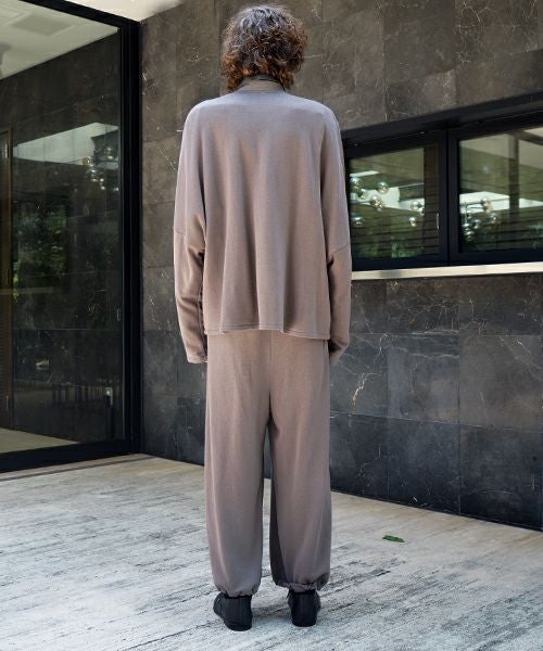  VU / ヴウsweat cardigan [CHARCOAL] Standard/vu-cut-006