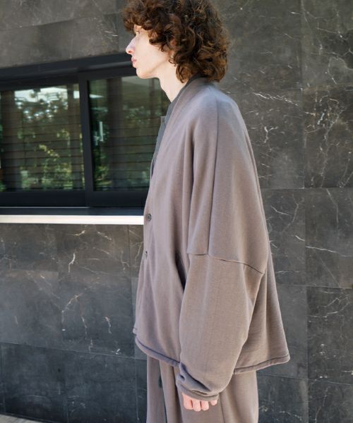  VU / ヴウsweat cardigan [CHARCOAL] Standard/vu-cut-006