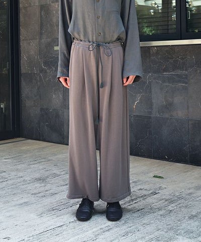 VU / ヴウsweat wide pants [CHARCOAL] vum-pt-06