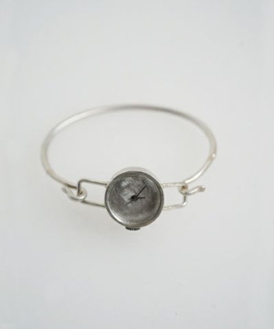 nejicommu ネジコミュ SPACE BANGLE S シルバー バングル一体型 腕時計