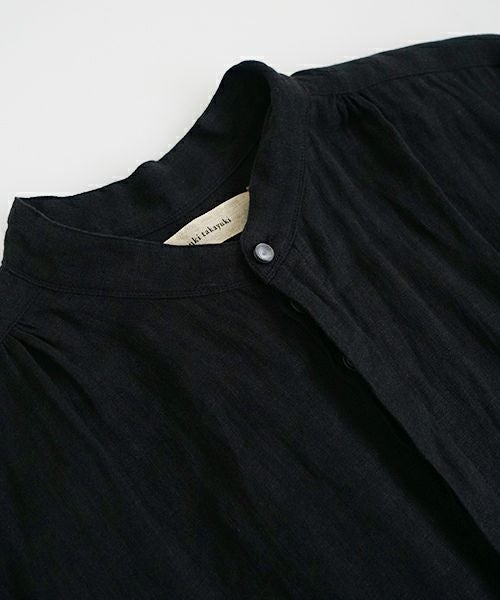 suzuki takayuki Peasant Dress – リネン100% レディースプル
