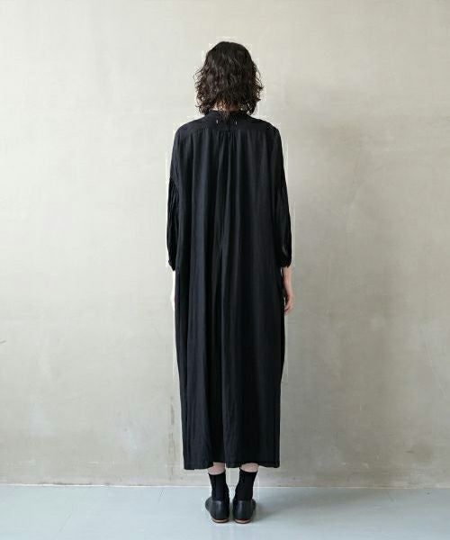 suzuki takayuki Peasant Dress – リネン100% レディースプル