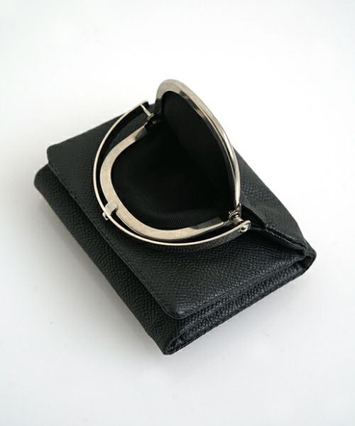 ED ROBERT JUDSONエド ロバート ジャドソンframe trifold wallet[B01SEWL-72LS/cow 050 black]フレームハーフウォレット サイフ