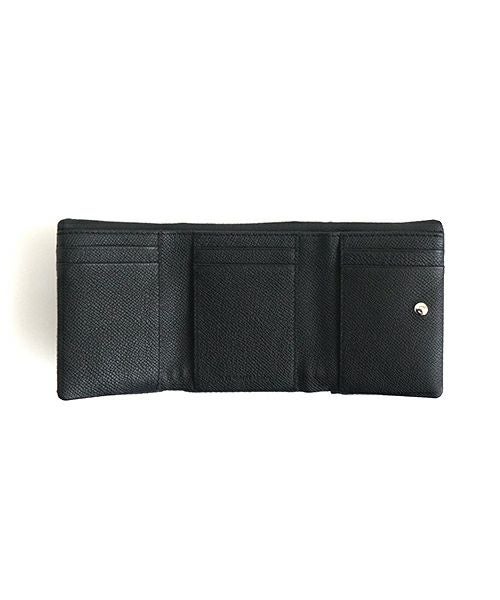 ED ROBERT JUDSONエド ロバート ジャドソンframe trifold wallet[B01SEWL-72LS/cow 050 black]フレームハーフウォレット サイフ