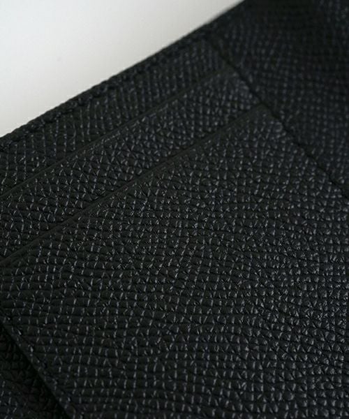ED ROBERT JUDSON フレーム三つ折り財布｜がま口レザーウォレット BLACK