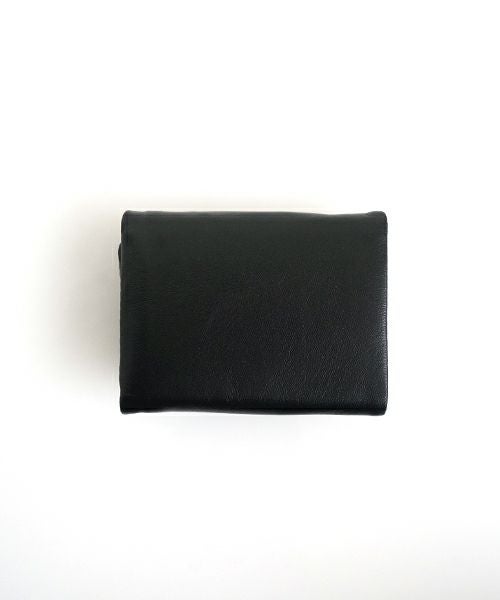 ED ROBERT JUDSONエド ロバート ジャドソンframe trifold wallet[B01SEWL-72LD/lambskin 050 black]フレームハーフウォレット サイフ