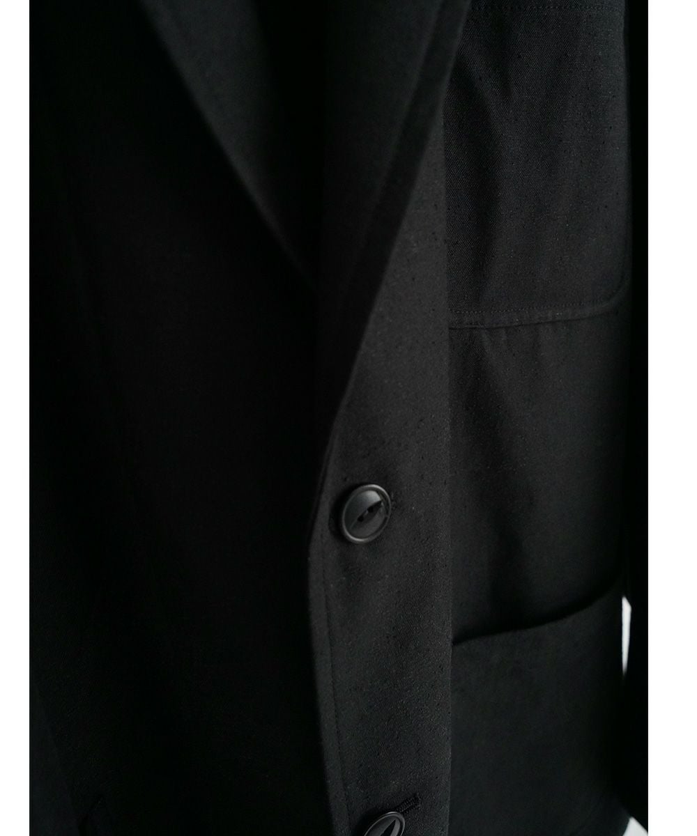 YOKO SAKAMOTOヨーコサカモト2B JACKET　BLACK(YS-26SS-2)