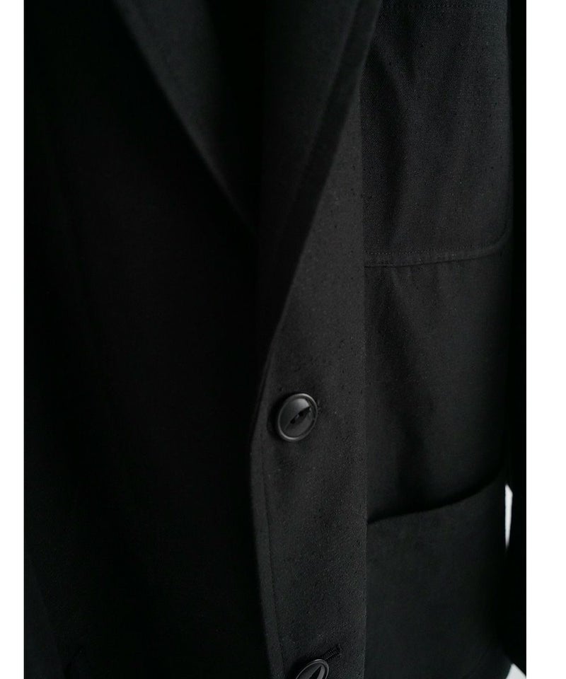 YOKO SAKAMOTOヨーコサカモト2B JACKET　BLACK(YS-26SS-2)