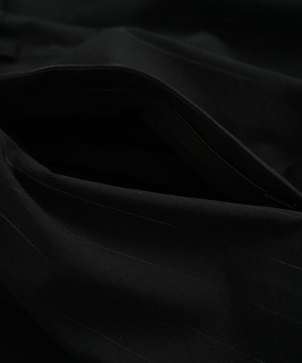 YOKO SAKAMOTOヨーコサカモト DOUBLE PLEATED WIDE EASY PANTS　BLACK　(YS-26SS-35)